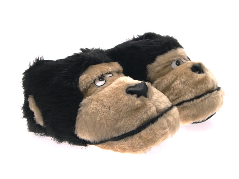 mens novelty monkey slippers